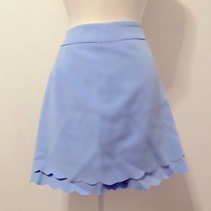 LOFT periwinkle colored skirt in size 10 women’s